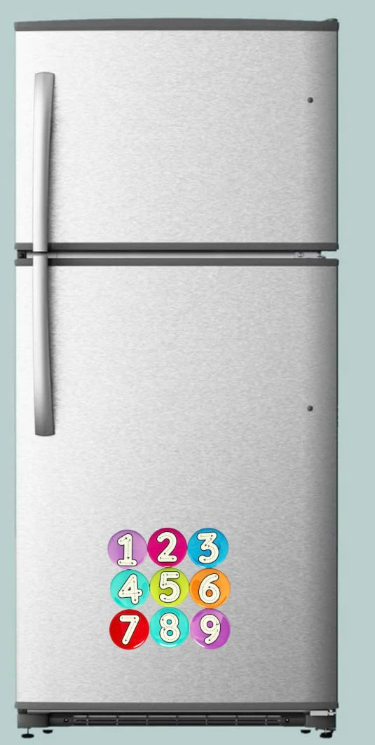 Number Tracing Magnets (1-9)