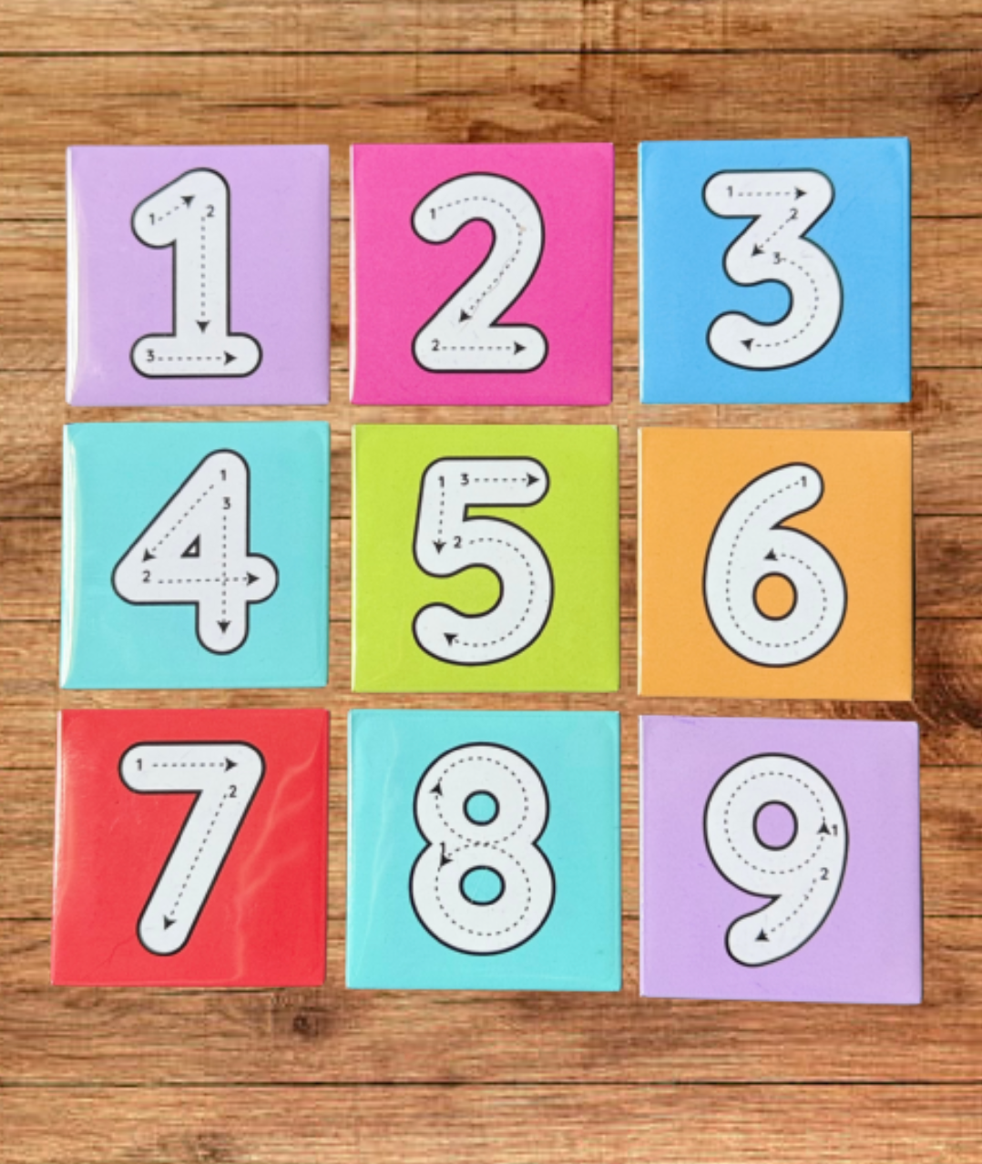Number Tracing Magnets (1-9)