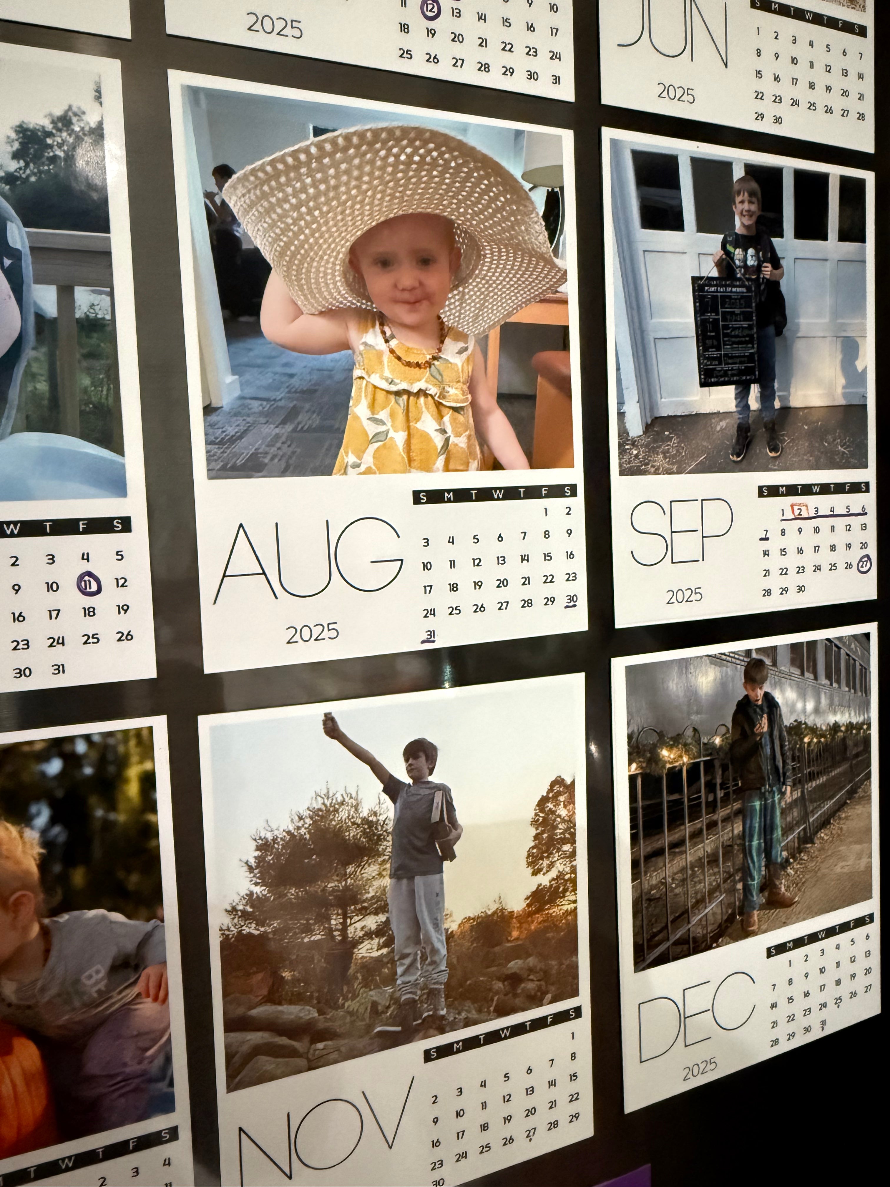Flexible magnets calendars – Memories On Display